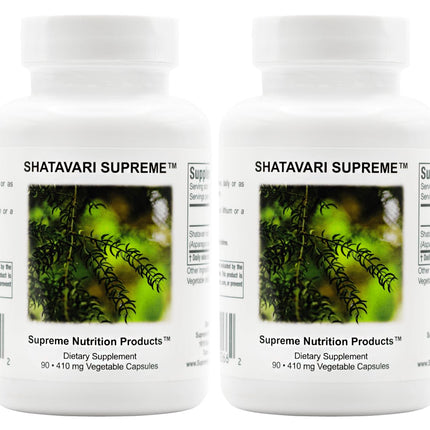 Supreme Nutrition Shatavari Supreme, 90 Pure Shatavari Root Vegetarian Capsules (Pack of 2)
