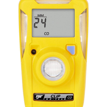 BW Technologies BWC2-M BW Clip Single Gas CO Monitor, 35/200, Yellow, Standard, 1 Count