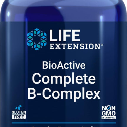 Life Extension BioActive Complete B-Complex, 150 Vegetarian Capsules