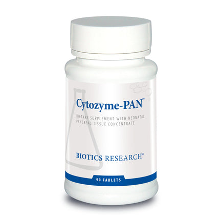 BIOTICS RESEARCH Cytozyme-PAN™ | Pancreas Tissue Concentrate with SOD & Catalase | Organ-Specific Nutritional Support | Gluten & Dairy Free | 90 Tablets