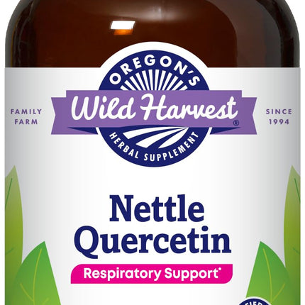 Oregon's Wild Harvest Nettle Quercetin Capsules - Verified Non-GMO - Value Size - 120 Count
