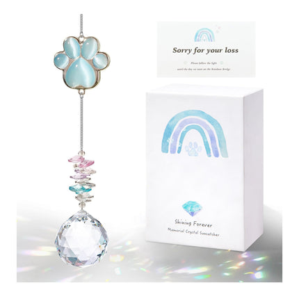 Dog Memorial Gifts, Loss of Dog Sympathy Gift, Pet Memorial Suncatcher