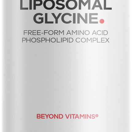 Codeage Liposomal Glycine+ – 1,500 mg Free-Form Glycine Supplement with Liposomal Delivery, Amino Acid Support, 2-Month Supply – 180 Capsules