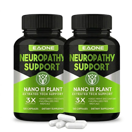 EAONE Nerve Savior for Neuropathy Support, 2 Pack, Neuropathy Supplements for 600mg Alpha Lipoic Acid and Vitamins B, Scientific Nerve Health Supplement for Feet and Hands, Peripheral Comfort Formula