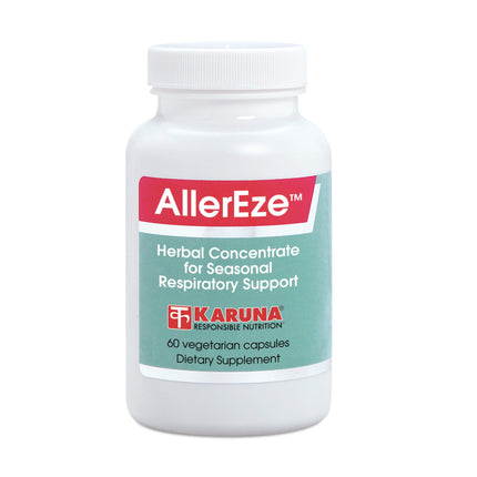 Karuna AllerEze 60 Vegetarian Capsules | KUDZU EXT, Lobelia, Cinnamon, Chinese Peony, Licorice Root, SCHISANDRA CHINENSIS, Ginger Root, Xanthium, Magnolia BARK, Ancient Minor Blue Dragon Formula