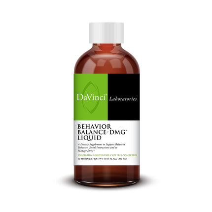 DAVINCI Labs - Behavior Balance - DMG Liquid - A Dietary Supplement to Support Balanced Behavior and Manage Stress - 10.14 Fl Oz (60 Servings)