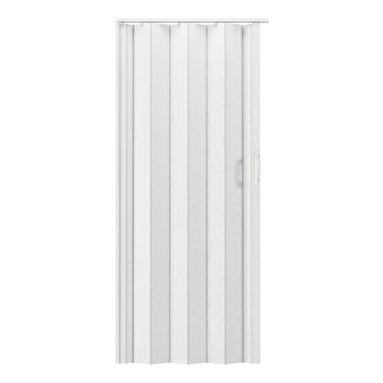 Techni Home Studio Series 32" x 80" PVC Foldable Accordion Door, White Oak