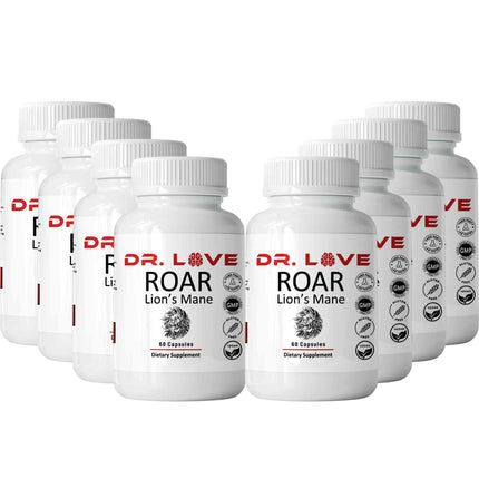 KUHTEM Dr Loves Roar Lions Mane Supplement 60 Capsules (8)