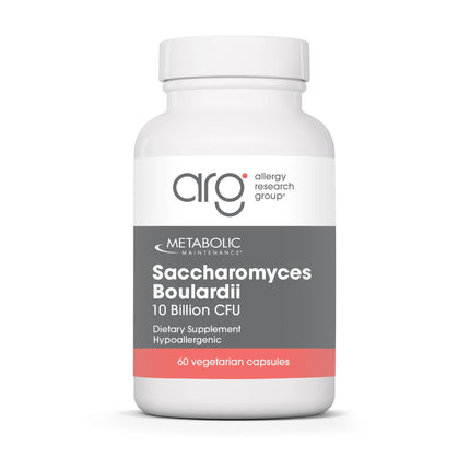 Metabolic Maintenance Saccharomyces Boulardii - Delivers 550 mg Non-Colonizing Yeast Providing 10 Billion CFUs - Supports Microbial Balance & Immune Function - 60 Servings - 60 Capsules