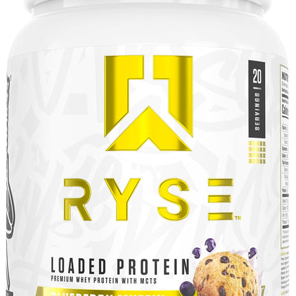 RYSE Loaded Protein Powder - Little Debbie Pumpkin Spice Rolls - 25g Whey Protein Isolate & Concentrate with Prebiotic Fiber & MCTs - Low Carb, Low Sugar, Digestive-Friendly - 27 Servings / 2 lb Tub