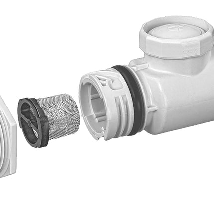 ATIE 360 Pool Cleaner UWF Connector Assembly 9-100-3008 with Quick Disconnect 9-100-3006, Wall Fitting 6-550-00, Filter Screen 6-504-00, Pressure Relief Valve 9-100-3009 for Polaris 360 Pool Cleaner