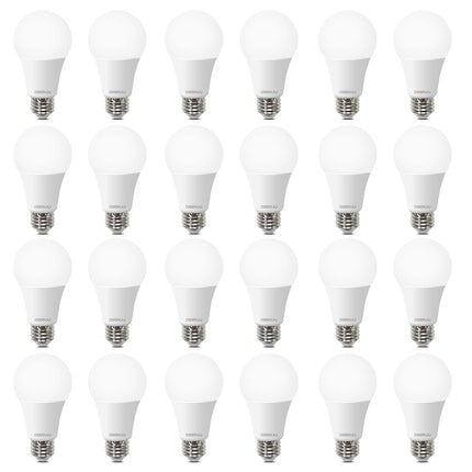 DEGNJU A19 LED Light Bulbs, 100 Watt Equivalent, 5000K Daylight Light Bulbs, E26 Standard Base, 1500 Lumen, Non-Dimmable, 13W Bright White LED Bulbs for Bedroom Home Office, 24 Pack