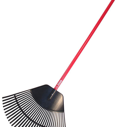 Bully Tools 26-32 Lightweight Polypropylene Tine Leaf Rake, 30" Wide