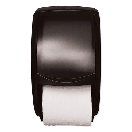 Tork Twin Toilet Paper Roll Dispenser Smoke T24, Modern Look, 55TR