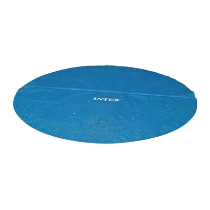 INTEX 28011E Solar Pool Cover: for 10ft Round Easy Set and Metal Frame Pools – Insulates Pool Water – Reduces Water Evaporation – Keeps Debris Out – Reduces Chemical Consumption