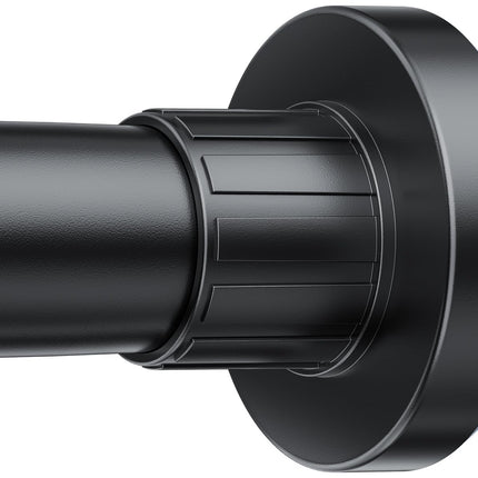 Ausemku Shower Curtain Rod 32-80 Inch Adjustable - Heavy Duty No drill Spring Tension Shower Rod, Non-Slip Rustproof Telescopic Rod for Bathroom, Black