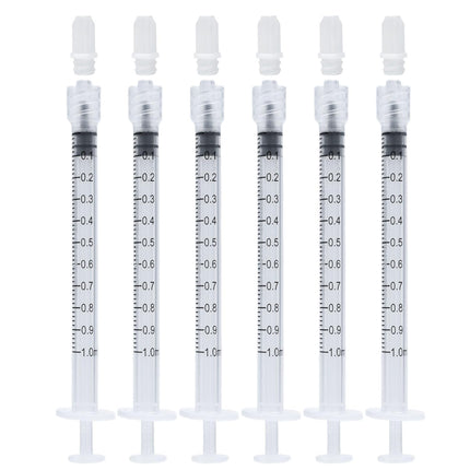 1ml Syringes Without Needles, 1cc Luer Lock Syringe - Disposable Individually Wrapped(10 Pack)