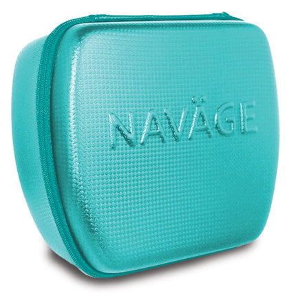 Navage Teal Travel Case - Safety Case For Nasal Irrigation System - Anti-Scratch Protector - Travel Storage Case & Nose Cleaner Organizer for Nose Cleaner and 12 SaltPods (Teal)