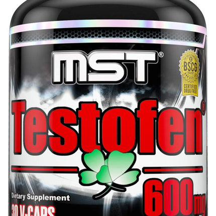 MST Testofen, Fenugreek Seed Extract, Standardized to 50% Fenuside™, 600mg, 30 Count, BSCG Certified Drug Free
