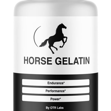 Horse Gelatin Official Advanced Formula Gotas Daily Support Supplement - All Natural for Overall Health & Wellness, 60 Capsules, 1 Month Supply