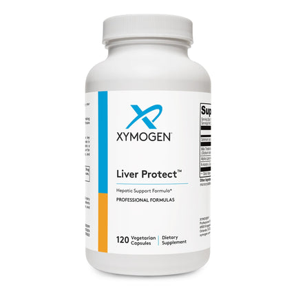 XYMOGEN Liver Protect - Liver Health & Antioxidant Support Supplement* - Milk Thistle, Alpha-Lipoic Acid, NAC & Selenium - Gluten-Free & Vegetarian - 120 Capsules