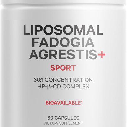 Codeage Liposomal Fadogia Agrestis 600mg Supplement - Fadogia Agrestis 30:1 Extract, Vitamin D3, Zinc, Fenugreek, BioPerine Black Pepper - 2-Month Supply - Liposomal Delivery - Non-GMO, 60 Capsules