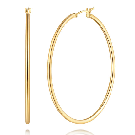 vuiikhir Gold Hoop Earrings for Women 14K Gold Earrings for Women