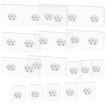 EILKBLA 15 Pack Shower Caddy Adhesive Replacement - Strong No Drilling