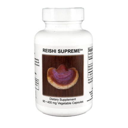 Supreme Nutrition Reishi Supreme, 90 Pure Reishi Mushroom Vegetarian Capsules