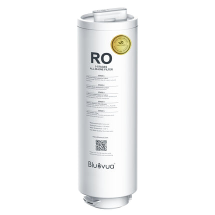 Bluevua Official Reverse Osmosis System Countertop RO100ROPOT-Lite Replacement Filter