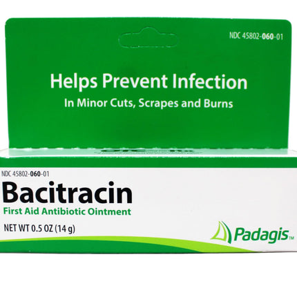 Bacitracin First aid Antibiotic Ointment, USP - 1/2 Oz