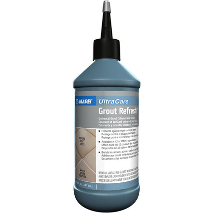 MAPEI UltraCare Grout Refresh, Universal Grout Colorant & Sealer, 8 oz Bottle – Easy Grout Restoration & Protection, 5014 Biscuit