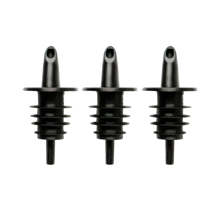 Hawaiian Shaved Ice Syrup Precise Control Bottle Pourers, Professional Pour Spouts for Snow Cone & Drink Flavors (3-Pack)