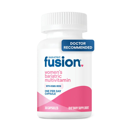 Bariatric Fusion Bariatric Multivitamin with Iron for Women | Hair, Skin and Nails Blend for Hair Loss After Bariatric Surgery & GLP-1 | Post-Surgery Vitamins | 30 Capsules | 1 Month Supply