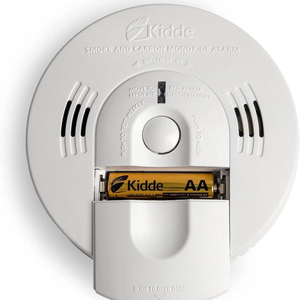 Kidde Smoke & Carbon Monoxide Detector, Hardwired, Interconnect Combination Smoke & CO Alarm with Battery Backup, Voice Alert, Pack of 2