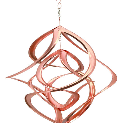 Red Carpet Studios The Original Cosmix Deluxe Helix Wind Spinner, Medium 14-Inch, Double Copper