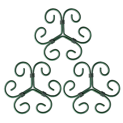 Plant Stem Support Set, 2025 New Reusable Plastic Climbing Plant Support Plant Trellis 3/6 Pcs, Upgrade Climbing Houseplant Support Stakes for Indoor Plants Stem Holder (3, Green)