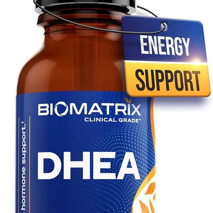 BioMatrix DHEA Liquid Drops – 3X Absorption of Capsules or Tablets – Adjustable Alternative to DHEA 50 mg and DHEA 100 mg – Micronized DHEA Supplement for Men and Women 30 ml, 500 Servings