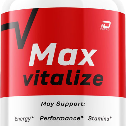 Max Vitalize for Men, Advanced MaxVitalize Natural Pills - Maximum Strength Formula, Max Vitalize Reviews - 1 Pack - 60 Capsules