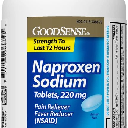 GoodSense Naproxen Sodium Tablets, 220 mg, 400 Count