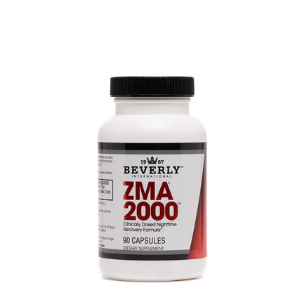 Beverly International ZMA 2000, 90 Capsules. BI’s Formulation is Designed to Improve Muscle Strength, Endurance, Immune System Support and Recovery Post Training. Zinc Magnesium Aspartate + Vitamin B6