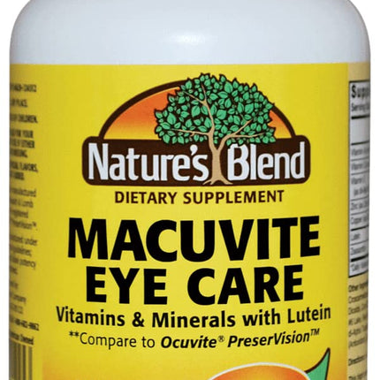 Natures Blend Macuvite Eye Care, 120 tabs Pack of 2