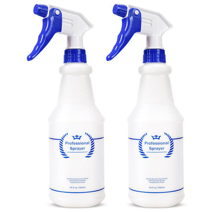 Plastic Spray Bottles, All-Purpose Empty Sprayer Bottle (2 Pack 24 Oz)