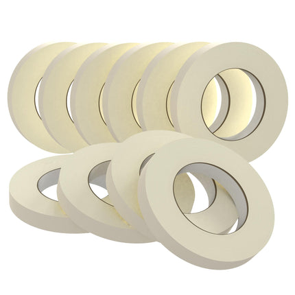 SWRT Masking Tape 2Inch x 55Yards，Adhesive Painting Tape Bulk for General Purpose Beige White Color for Painting, Crafting, School Stationery, Arts, Home Use etc