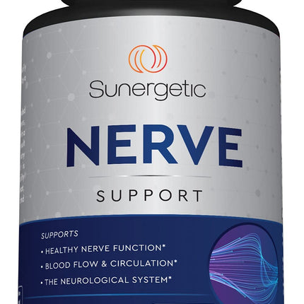 Premium Nerve Support Supplement – with Alpha Lipoic Acid (ALA) 600 mg, Acetyl-L-Carnitine (ALC) & Benfotiamine - Nerve Support Formula for Healthy Circulation, Feet, Hands & Toes - 60 Capsules