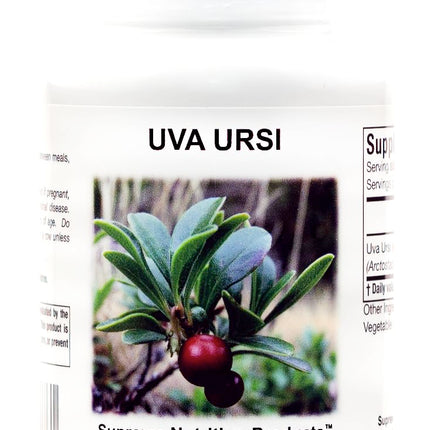 Supreme Nutrition Uva Ursi, 60 Pure Bearberry Vegetarian Capsules