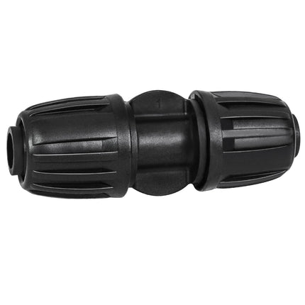 WZFLRUA 10 Pack 1/2 Inch Drip Irrigation Coupling Fittings (1/2" ID x 0.65" OD) - 1/2'' Drip Line Anti-Drop Barbed Lock Nut Coupler Connectors for 1/2 Inch Drip Irrigation Tubing Irrigation System