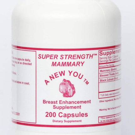Super Strength Mammary Glandular Formula 200 Capsules