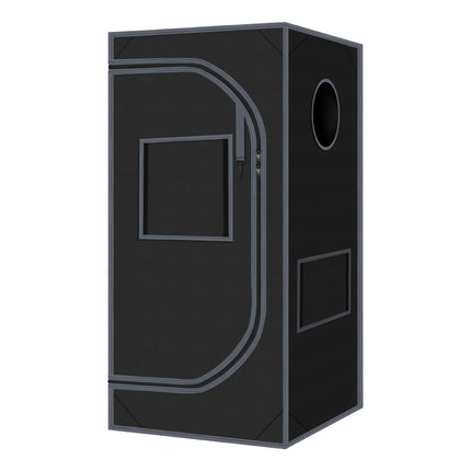 24"x24"x55" Grow Tent for Indoor Plants 600D Mylar Hydroponic High Reflective GrowTents for Plant Fruit Flower Veg Growing