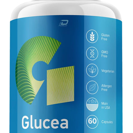 Glucea Metabolic Support - Glucea Support Supplement Pills, Glucea Advanced Formula Capsules Reviews (60 Capsules)
